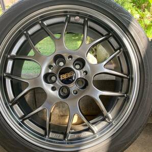 BBS RG-R( RG799) 17インチ 鍛造品 PCD100 7.5J +48 ブリヂストン レグノGR-XⅡ 215/45R17 プリウス 86 BRZの画像4