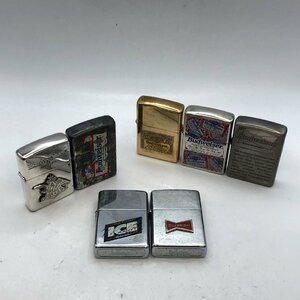 1円～/ZIPPO/ジッポー/Budweiser/バドワイザー/7点セット/まとめ/ライター/煙草/喫煙具/喫煙グッズ/コレクション/ジャンク/H006