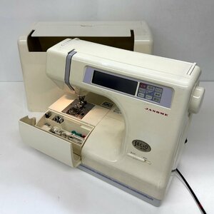 1円～/JANOME/ジャノメ/SECIO 8700/MODEL 834型/付属品付/ミシン/裁縫/ハンドクラフト/通電確認済/難あり/ジャンク/W036