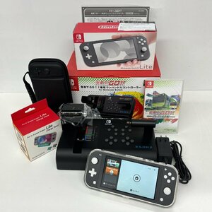 1円～/良品/Nintendo/任天堂/ニンテンドー/Switch Lite/スイッチライト/グレー/箱・付属品付/ゲーム/本体/ソフト/動作確認済/ジャンク/W043