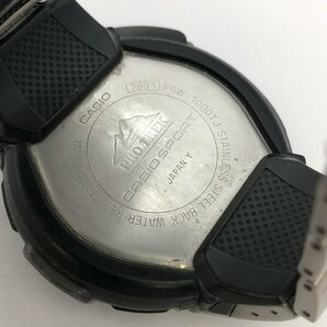 1円～/CASIO/カシオ/SPORT/スポーツ/PROTREK/プロトレック/PRW-1000TJ/デジタル/10BAR/タフソーラー/メンズ腕時計/ジャンク/T145の画像8