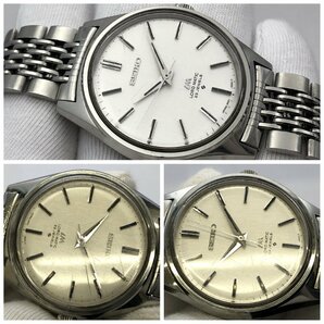 1円～/SEIKO/セイコー/LM/LORD MATIC/ロードマチック/5601-9000/23石/3針/シルバーカラー/自動巻/メンズ腕時計/稼動品/ジャンク/T143の画像6