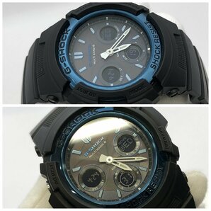 1円～/CASIO/カシオ/G-SHOCK/Gショック/AWG-M100A/MULTI BAND 6/SHOCK RESIST/デジアナ/タフソーラー/メンズ腕時計/稼動品/ジャンク/T198の画像6