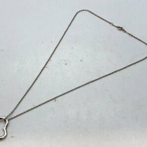 1円～/TIFFANY＆CO./ティファニー/PERETTI/オープンハート/SV/925/シルバー/ネックレス/アクセサリー/ブランド/H048の画像4