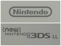 1円～/Nintendo/任天堂/ニンテンドー/NEW/3DS/LL/ホワイト/ゲーム/本体/おもちゃ/通電確認済/難あり/ジャンク/W056_画像8