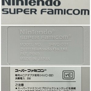 1円～/Nintendo/任天堂/ニンテンドー/スーパーファミコン/スーファミ/カセット・付属品付/本体/ソフト/ゲーム機/通電確認済/ジャンク/W004の画像5