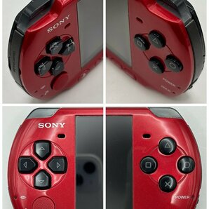 1円～/SONY/ソニー/PlayStation Portable/プレイステーション ポータブル/PSP-3000/レッド/ブラック/ゲーム/本体/おもちゃ/ジャンク/W077の画像5