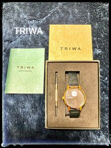 triwa 腕時計 ブラック ゴールド トリワ メンズ　レディース TRIWA レディース腕時計　レディースファッション