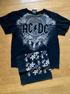 AC/DCTシャツ&バンダナ　ロックTシャツ