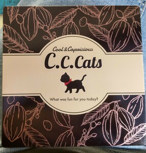 チョコレート　空缶　Cat's 中古品