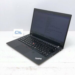 【木曜日午前10時台終了】Lenovo ThinkPad X1 Carbon Core i7 7500U 2.7GHz 8GB SSD256GB 14.1 ジャンク扱い ノートパソコン AC欠品 H12385