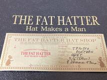 THE FAT HATTER PLAYERS Rabbit Quality ラビット フェルト　ハット　中折れ グレー　未使用品_画像10