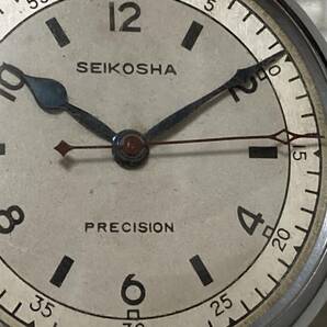 精工舎 SEIKOSHA PRECISION アンティーク手巻き懐中時計の画像3