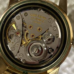 セイコー KING SEIKO キングセイコー メダリオン 25石 メンズ手巻き時計の画像7