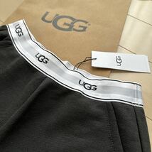 UGG アグ Albin ポケット付 ロゴ ショーツ XS ブラック 黒 ショートパンツ パンツ ショーパン アルビン 短パン ハワイ スウェット コットン_画像3