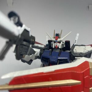 ＊全塗装＊RG 1/144 エールストライクガンダム　ガンダムワールド限定[ガンダムSEED、ガンプラ、プラモデル、完成品]