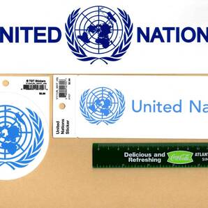 ③国際連合 シール ステッカー 3枚セット グッズ 米国 USA アメリカ NYC ニューヨーク 国連本部 連合国本部 United Nations 入手困難