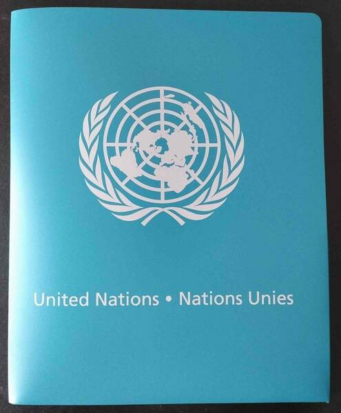 国際連合 バインダー 二つ折り ファイル 文房具 グッズ NYC ニューヨーク 国連本部 連合国本部 United Nations