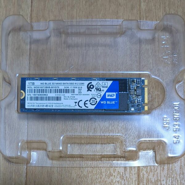 Western Digital SSD 1TB WD Blue PC M.2