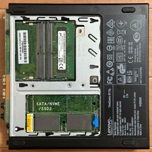 [1,000円スタート]Lenovo ThinkCentre M710Q tiny/Intel Celeron G3930 2.9GHz/メモリ 4GB/HDD 500GB 現状品の画像6