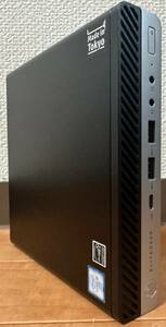 [1,000円スタート]HP EliteDesk 800 G3 DM 35W/Intel Celeron G3900T 2.6GHz/メモリ 4GB/HDD 500GB 現状品