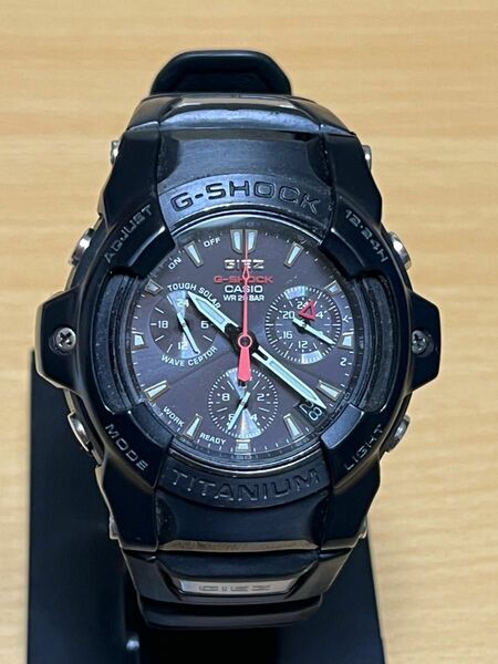 CASIO G-SHOCK タフソーラー電波高級腕時計 クロノグラフモジュール搭載 