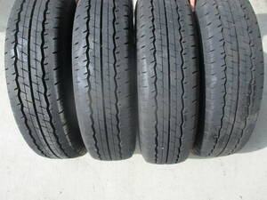 新車外し　１９５／８０Ｒ１５　ダンロップ　ＳＰ　１７５Ｎ　２０２２年製　倉庫保管品　ハイエース　①