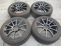 ＡＤⅤＡＮレーシング　ＲＳ　１８in　ＰＣＤ１１４．３　５穴　８．５ＪＪ　ＯＦＦ＋５０　２４５／４０Ｒ１８　ランエボ　インプレッサ_画像1