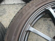 ＡＤⅤＡＮレーシング　ＲＳ　１８in　ＰＣＤ１１４．３　５穴　８．５ＪＪ　ＯＦＦ＋５０　２４５／４０Ｒ１８　ランエボ　インプレッサ_画像3