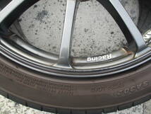 ＡＤⅤＡＮレーシング　ＲＳ　１８in　ＰＣＤ１１４．３　５穴　８．５ＪＪ　ＯＦＦ＋５０　２４５／４０Ｒ１８　ランエボ　インプレッサ_画像4