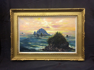 Art hand Auction [¡Especial de mayo!] La bienvenida del año nuevo de Kato Chiaki: pintura al óleo original de Kamogawa Matsushima M10, Cuadro, Pintura al óleo, Naturaleza, Pintura de paisaje