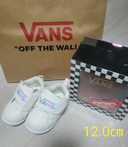 中古(美品) VANS 12.0㎝ ファーストシューズ スニーカー ホワイト ベビー 靴