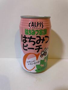 空缶 昭和レトロ カルピス はちみつピーチC 1991年製造 レトロ缶 当時物 空き缶 旧車 ブリパイ レトロ