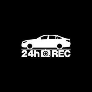 【ドラレコ】トヨタ クラウン【220系】24時間 録画中 ステッカー