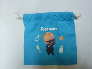 [ THE BOSS BABY ボスベイビー ]巾着袋 本体約18.5ｘ19㎝ 送料無料