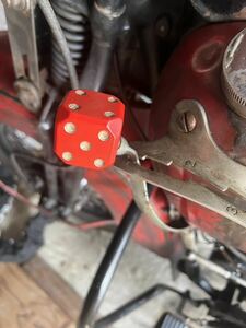  Knuckle shift knob dice bread patpend 30s that time thing Knuckle head panhead Harley Vintage harley davidson