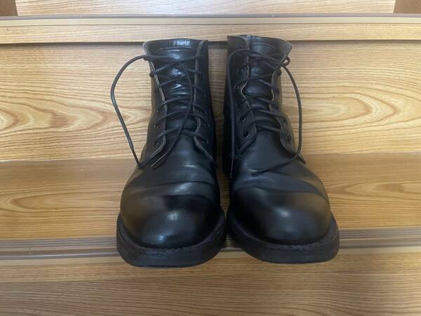 Tricker’s トリッカーズ JUNYA WATANABE comme des garcons MAN ジュンヤマン M7112 レースアップブーツ UK8 BLK レザー 黒 ブラック