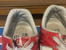 NB NEW BALANCE EYE JUNYA WATANABE comme des garcons MAN ジュンヤマン 996 US10 28.0cm レザー 赤 RED/991 990 993 992_画像5