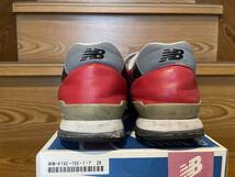 NB NEW BALANCE EYE JUNYA WATANABE comme des garcons MAN ジュンヤマン 996 US10 28.0cm レザー 赤 RED/991 990 993 992_画像7