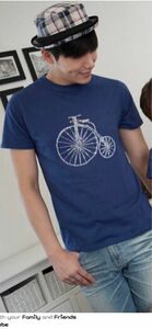 新品　男性Tシャツ　自転車