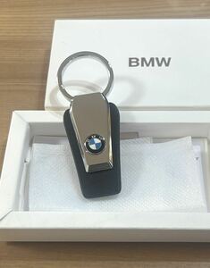 ★ BMW オリジナル・キーリング ★ BMW キーホルダー 牛革/亜鉛合金 未使用 非売品