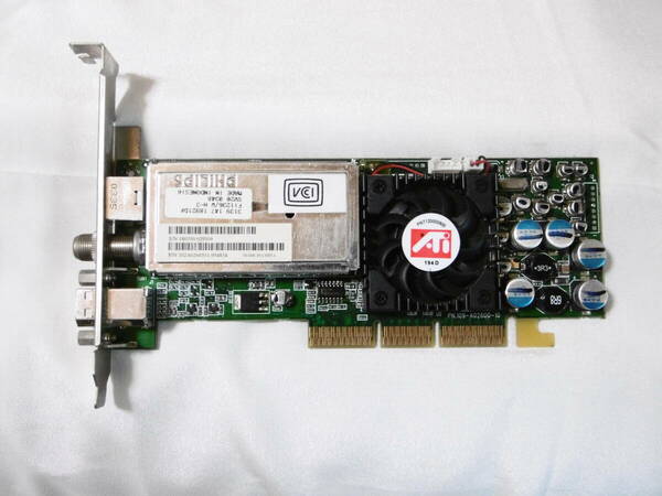 動作確認済み ◆◇◆ AGPグラフィックボード ◆◇◆ AIW？　ATI MOBILITY RADEON 9000 64MB AGP4X 128Bit DDR