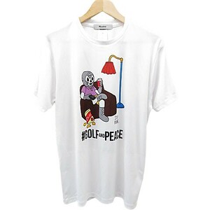 【格安】1,000円～ RUSSELUNO ラッセルノ 半袖Tシャツ ルチャ ホワイト系 サイズ5 メンズ ゴルフウェア [M4865]