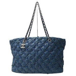 【格安】1,000円～ CHANEL シャネル パリビザンス チェーン ショルダーバッグ ネイビー系 [M4408]