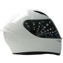 【新品】1,000円～ agv K1 SOLID フルフェイスヘルメット ホワイト系 サイズXL PSCマーク無し バイク オートバイ [M4918] _画像5
