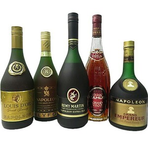 【1,000円～】ブランデー 5本 まとめ売り REMY MARTIN / CAMUS / GRAND EMPEREUR 他【未開栓】[M4980]