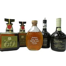 【1,000円～】SUNTORY サントリー ウイスキー 5本 まとめ売り Pure Malt aged 8 years / ROYAL '60 / Reserve【未開栓】[M4981]_画像1