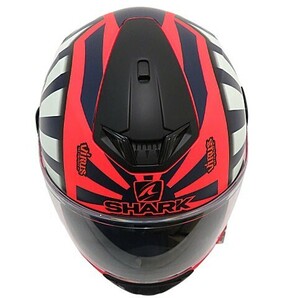 【美品】1,000円～ SHARK シャーク D-SKWAL 2 ZARCO フルフェイスヘルメット オレンジ系 サイズXL PSCマーク無し [M5016]の画像6