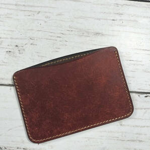 RiDo Leather Works【プエブロ】カードホルダー★5色のマルチカラー カードケース イタリアンレザー ハンドメイドの画像3