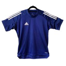 アディダス　サッカーウェア　半袖 シャツ　ブルー　S　K00067_画像2